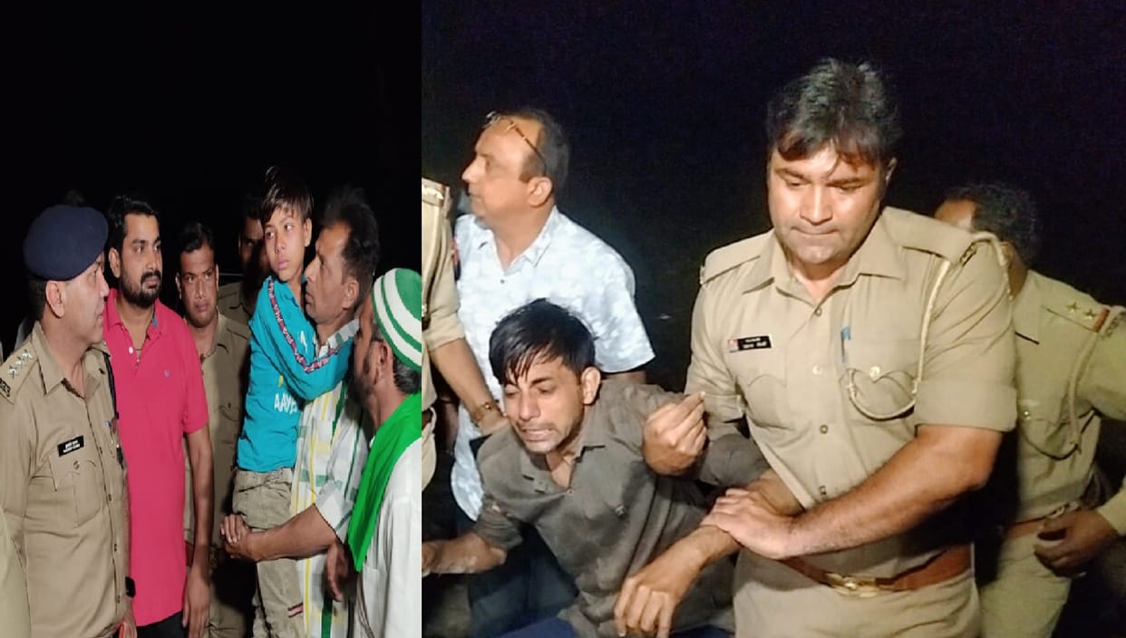 Muzaffarnagar News: Police recovered Zaki safely 10 days after kidnapping, happiness in the family, crooks injured in encounter