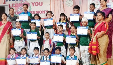 Children decorated bags attractively in the best bag competition
