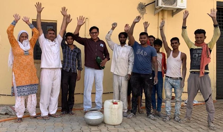 Only five feet of water filled in the new water tank, there will be trouble in regular supply
