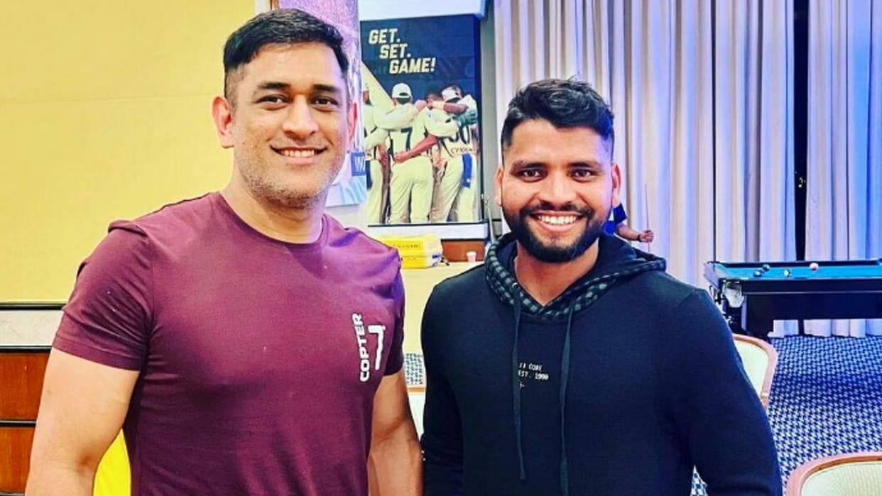 IPL 2022 CSK net bowler Salman Khan share experience of chat with ms dhoni and ravindra jadeja