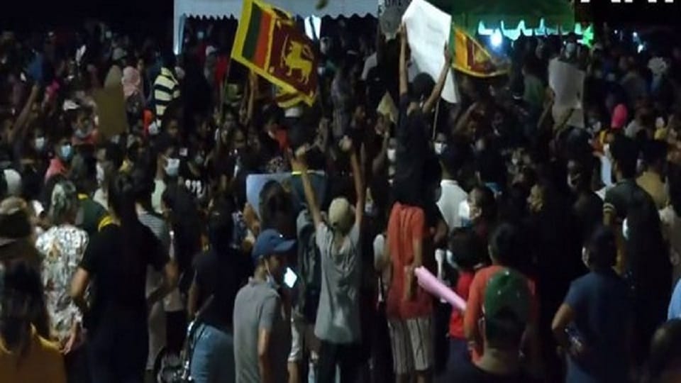 Anti government protests intensify in Sri Lanka