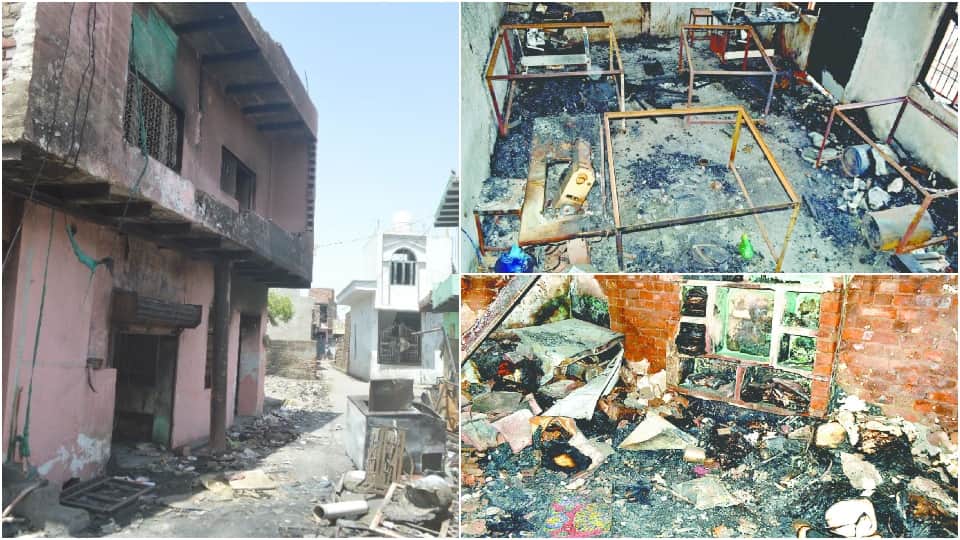 agra runkata arson case household items ruined in arson and sabotage