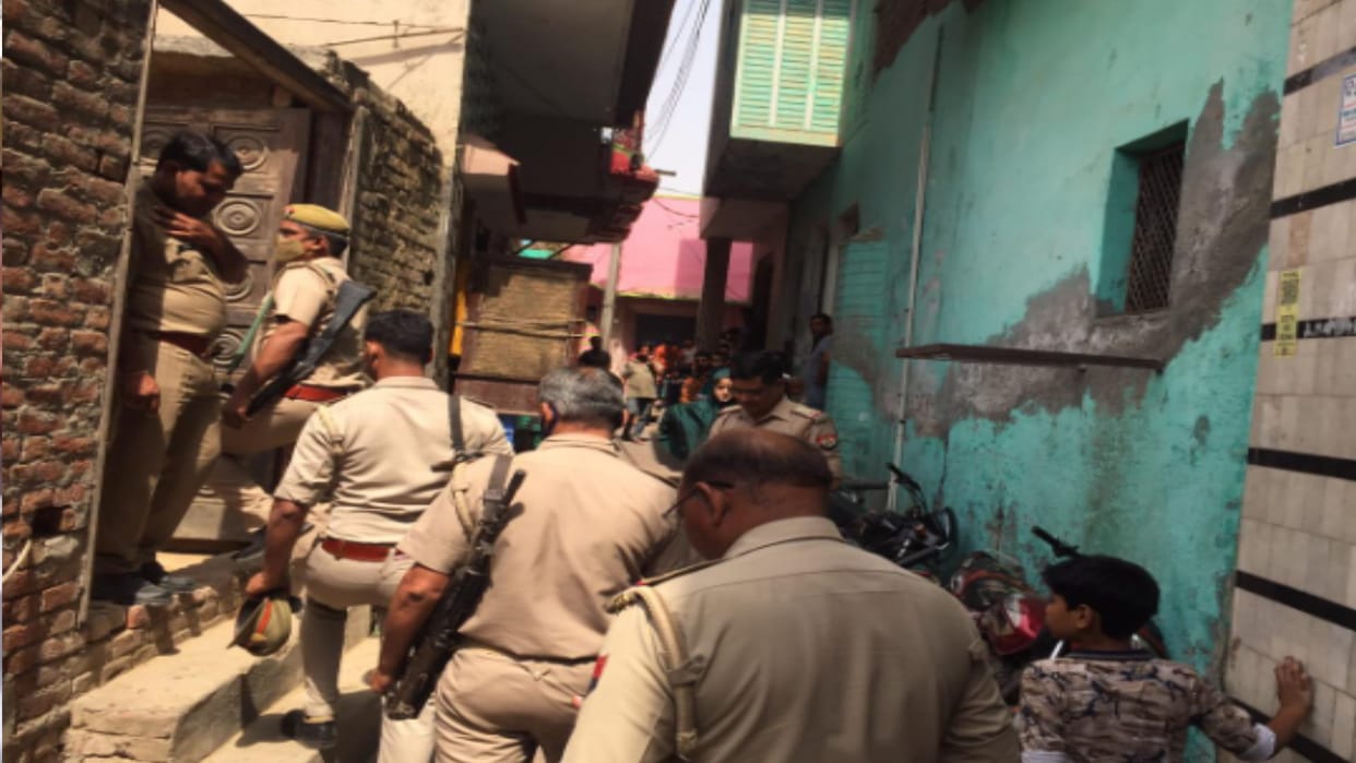 Hurt by police raid, mother and two daughters ate toxic substances
