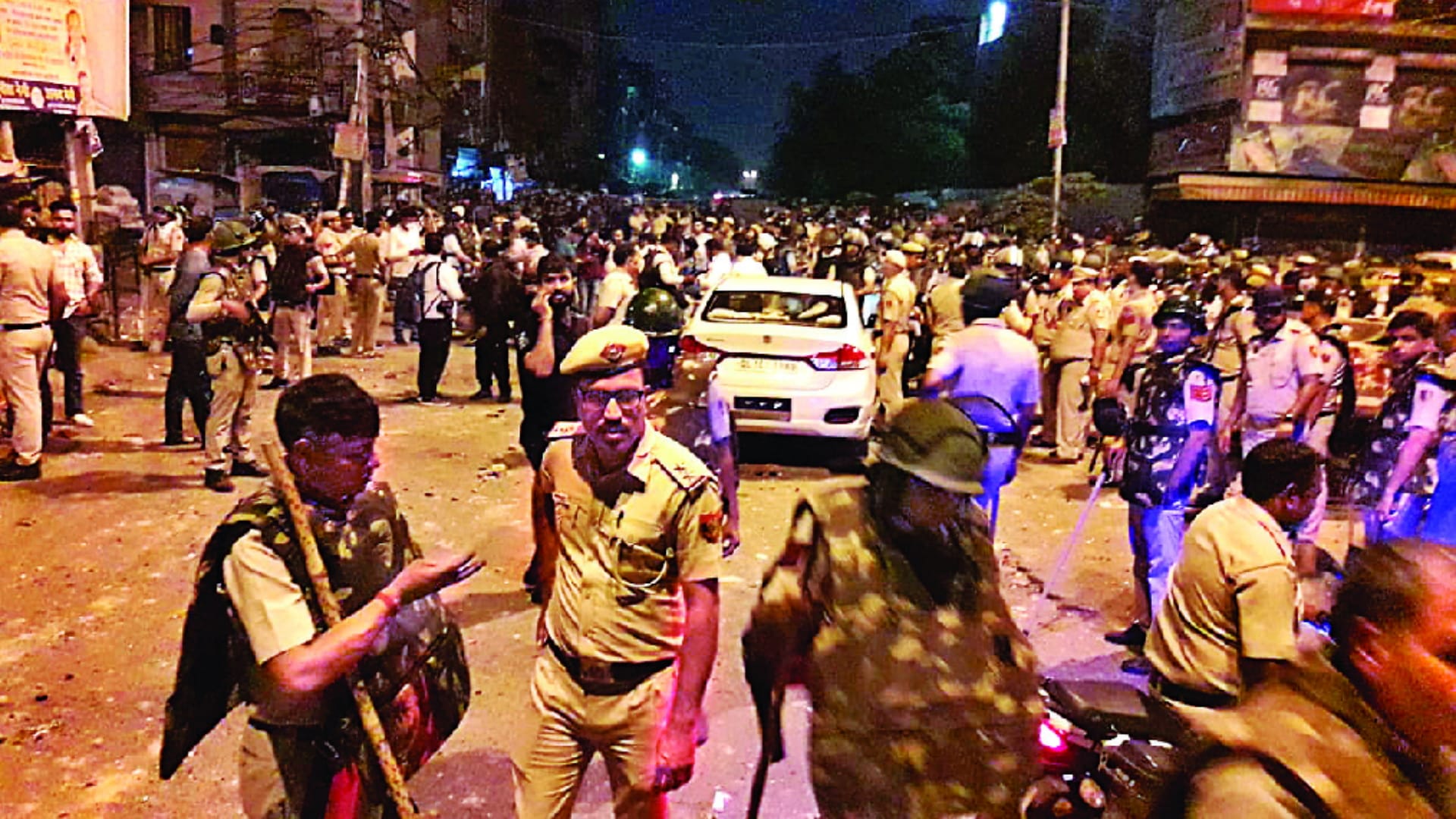 Jahangirpuri Violence Where suddenly did so many sticks and stones come from See photos