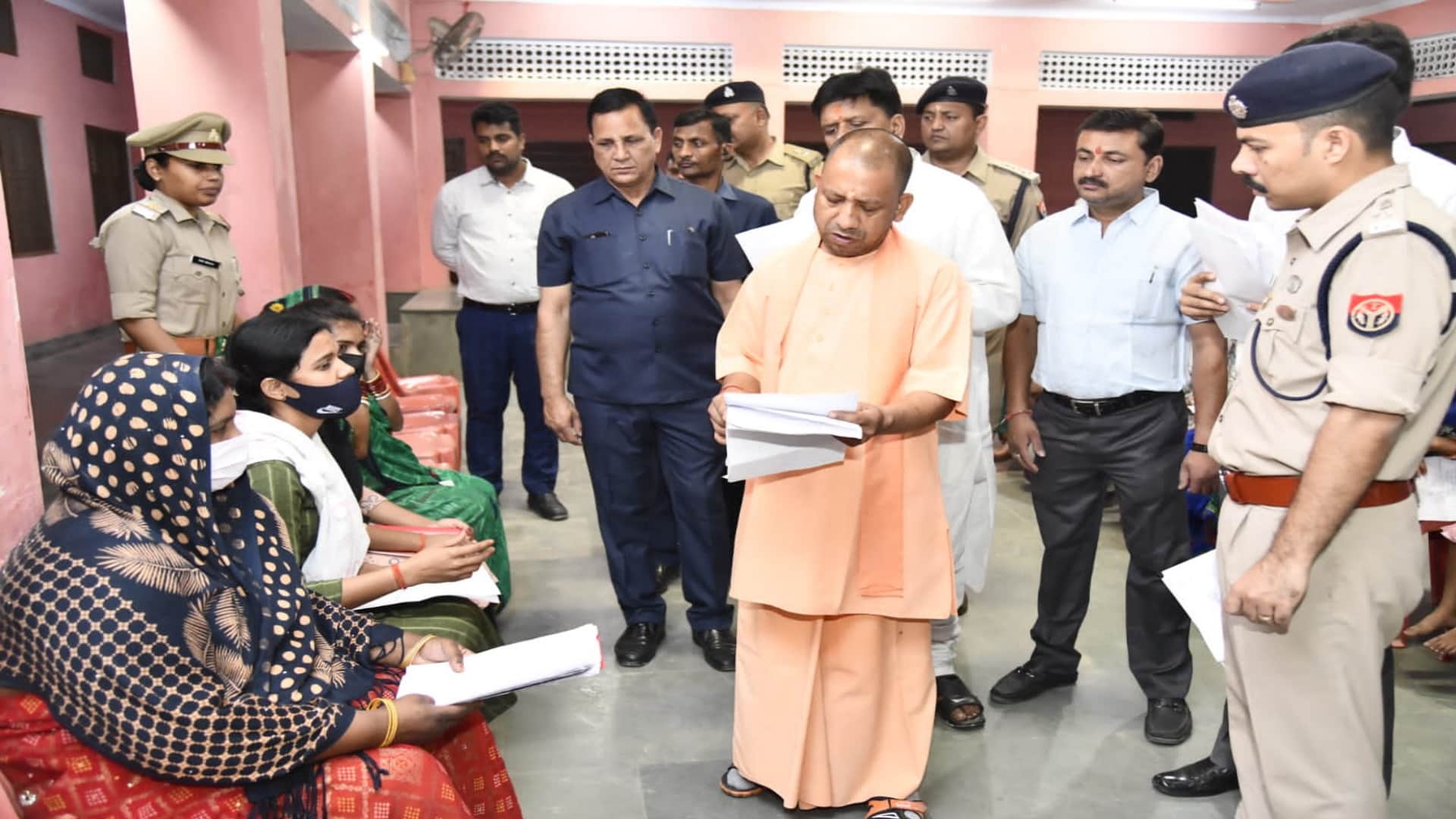 cm yogi janta Darbar in Gorakhnath Mandir gorakhpur