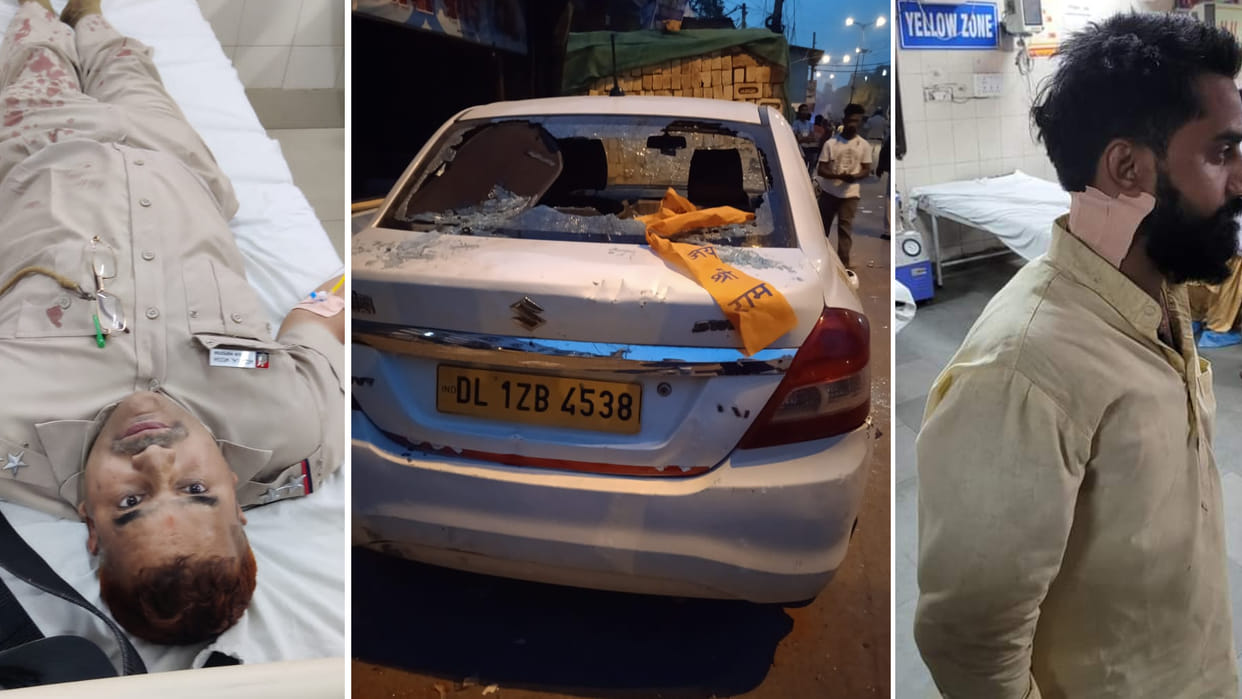 delhi jahangirpuri violence Ground Report 20 people arrested Police high alert Bangladeshi Rohingya refugees news in hindi