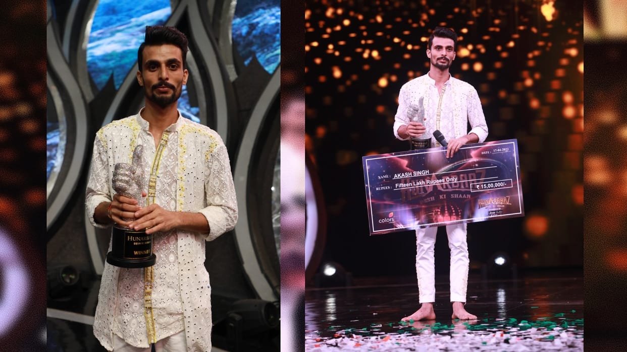Hunarbaaz desh ki shaan Winner 2022 akash singh became the winner of Hunarbaaz