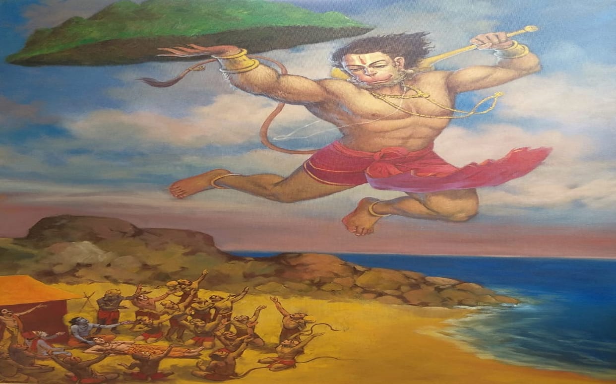 MP News: Miscreants vandalized Hanuman statue in Damoh, police engaged in investigation