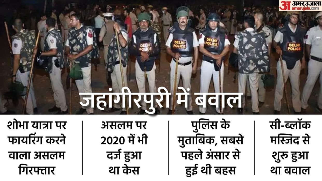 delhi jahangirpuri violence live updates 15 people arrested after violence up put on high alert after violent clashes news in hindi
