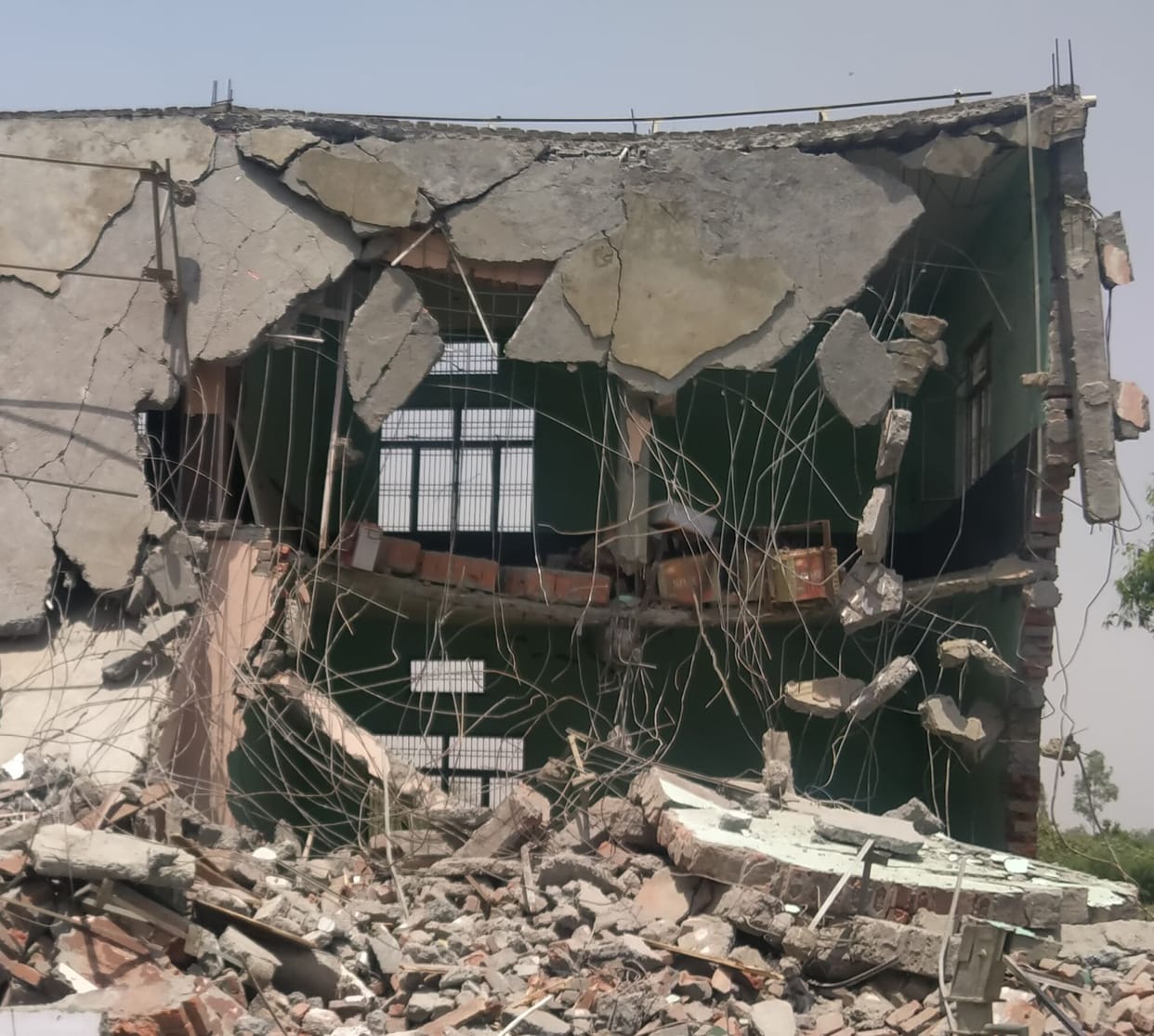 Demolition action not done on Sunday due to holiday