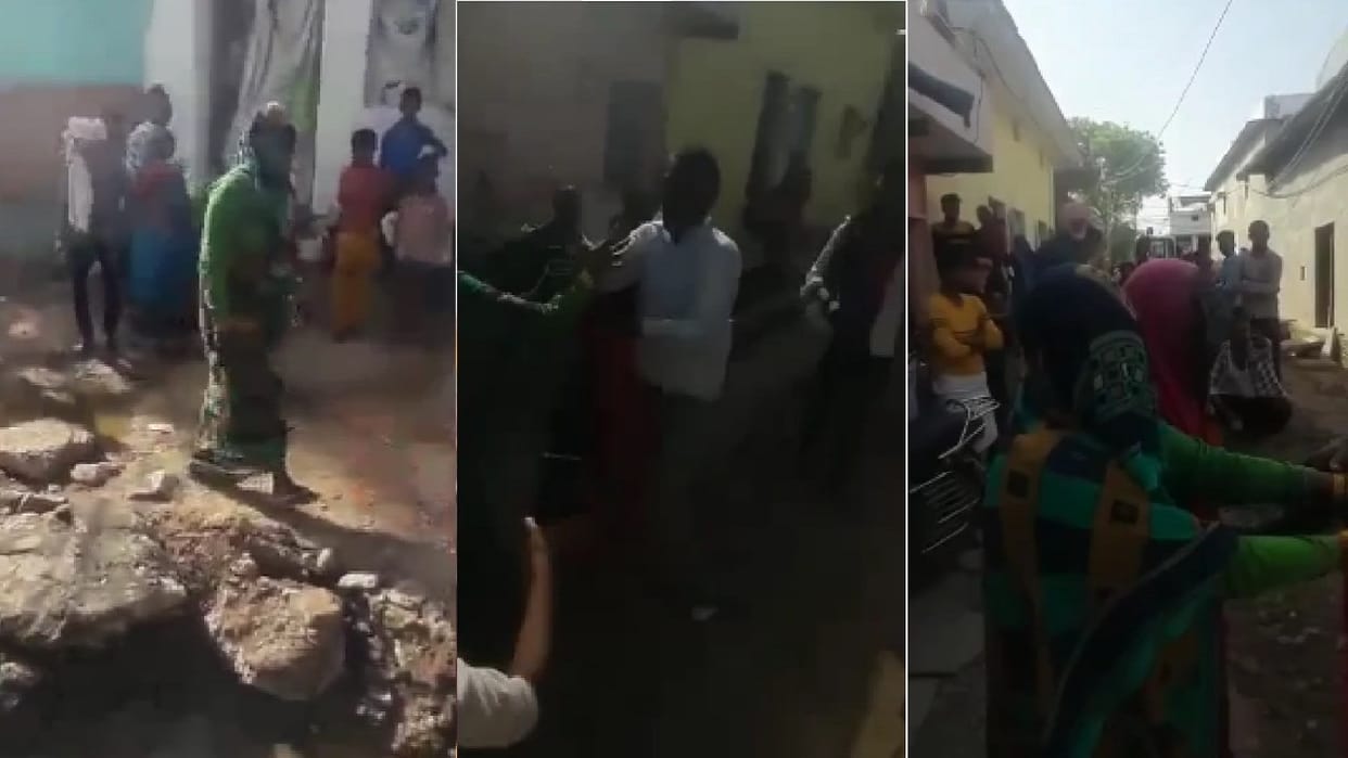 Villagers in Jhansi beat up supervisor of a company working on laying water pipelines