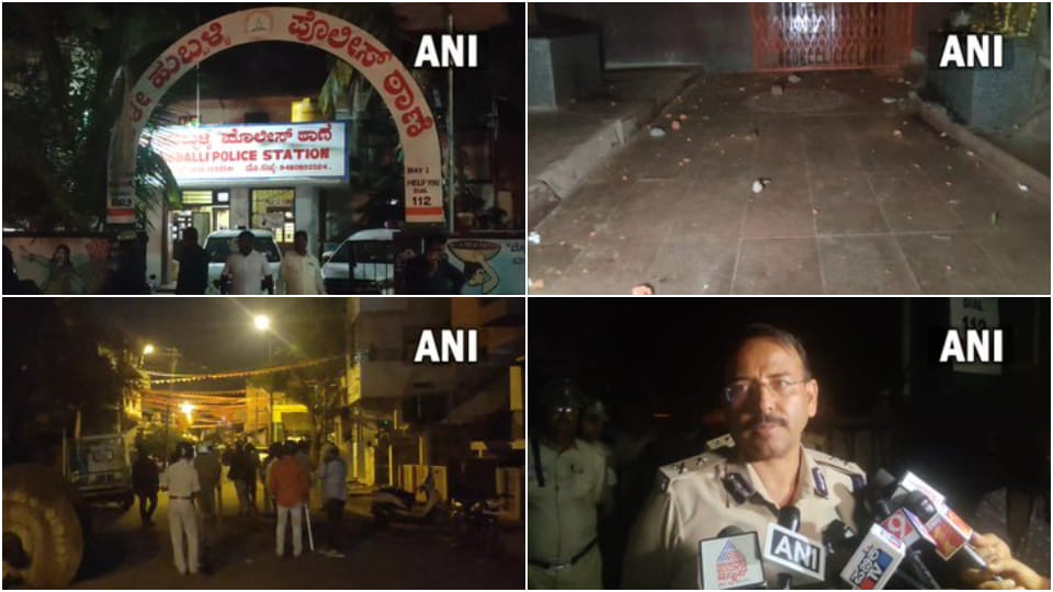 Karnataka: Ruckus in Hubli over objectionable post on social media 12 policemen injured 40 arrested Latest Update