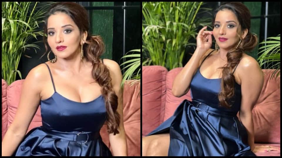 Bhojpuri actress Monalisa shares her Sizzling photos in red dress from latest event