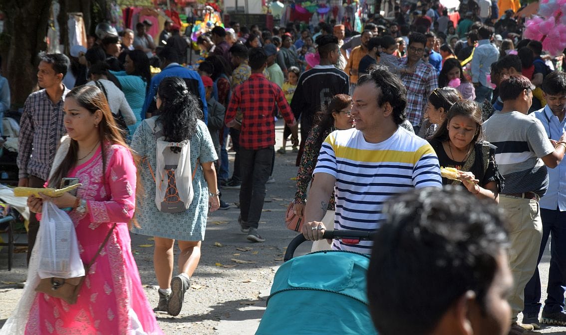 Crowd of Tourism in Nainital