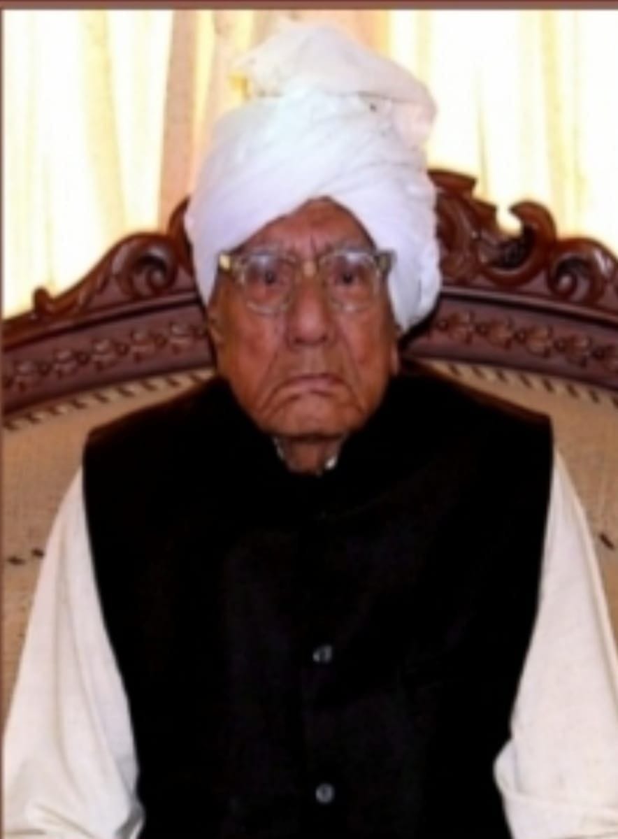 101 year old former MLA Ch. Harichand Hooda passes away