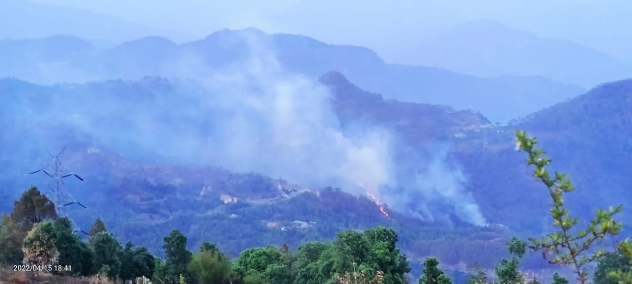 Forest Fire in Pithauragarh