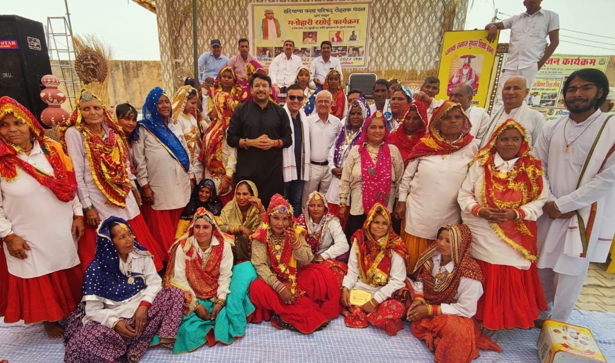 Saroj won the first prize by making sweet rice, Kishandei made Bajra roti