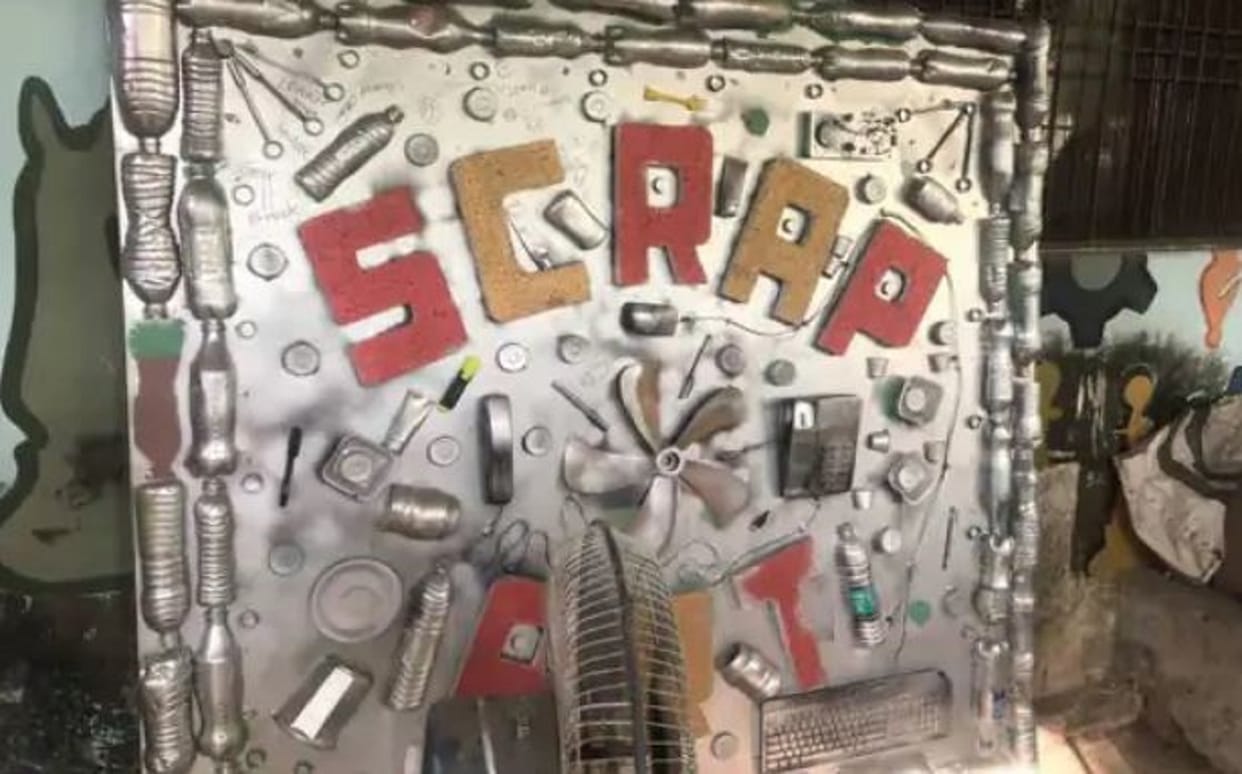 Initiative of students of BHU 40 types of artifacts made from 60 kg of scrap