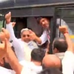 सीएम आवास के पास कांग्रेसी नेताओं ने किया था प्रदर्शन