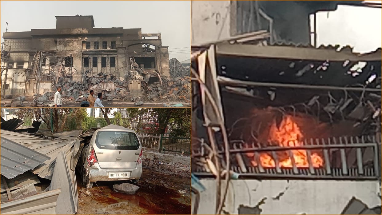 It took 14 hours to control the fire in the chemical factory in Kundli of Sonipat