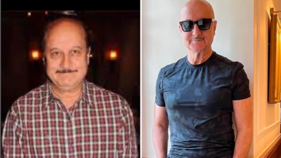 anupam kher shared the picture of body transformation and written a note about fitness