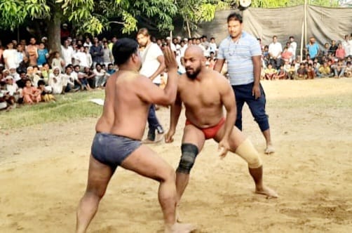 Wrestlers of Nepal dominated in the riots