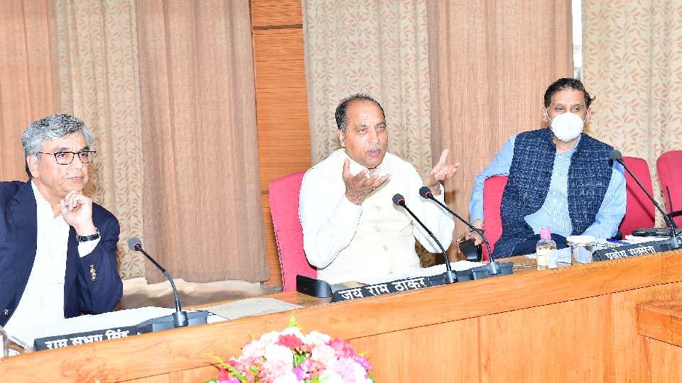Review meeting: CM Jairam asked that When will the cow Sanctuary be made, how will the pension scheme for those above 60 years of age be implemented