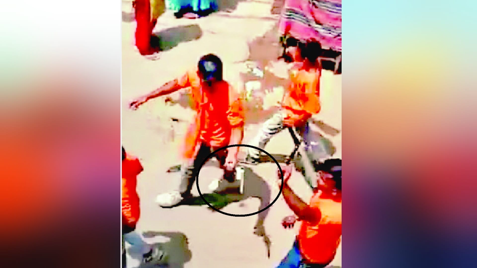 Delhi Jahangirpuri Violence Waving arms by Bajrang Dal took out procession in Delhi Uttam Nagar see photos