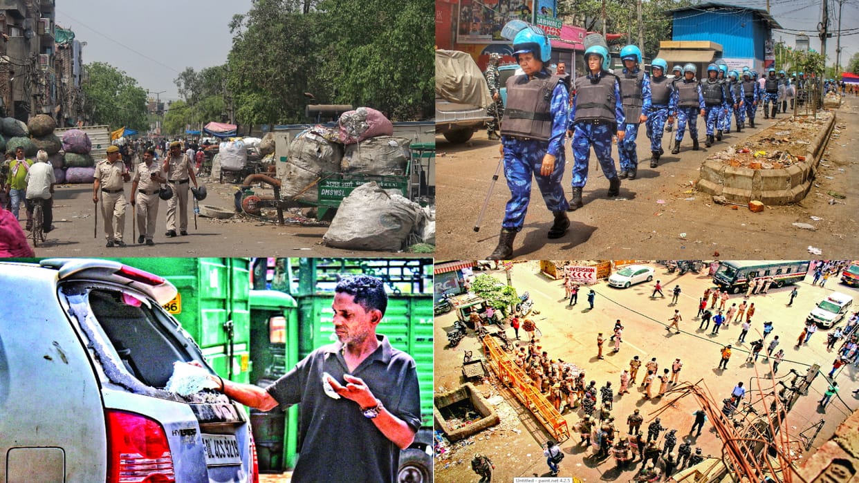 Delhi Jahangirpuri Violence big revealing Junk work in C-Block glass bottles were easily found see photos