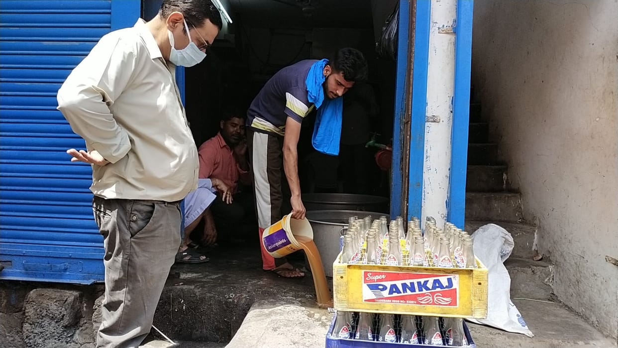 Raid in Lemon Factory, license not received, no water report