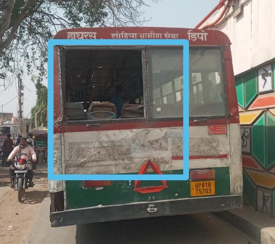 Hathras: Roadways buses running without glass, passengers facing heat stroke