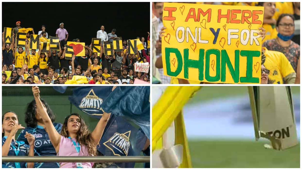 IPL 2022 PBKS vs SRH and CSK vs GT Match Highlights Hindi Dhoni Raina Fans in Stadium