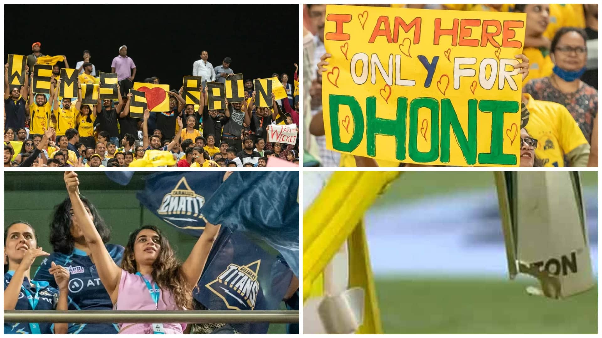 IPL 2022 PBKS vs SRH and CSK vs GT Match Highlights Hindi Dhoni Raina Fans in Stadium