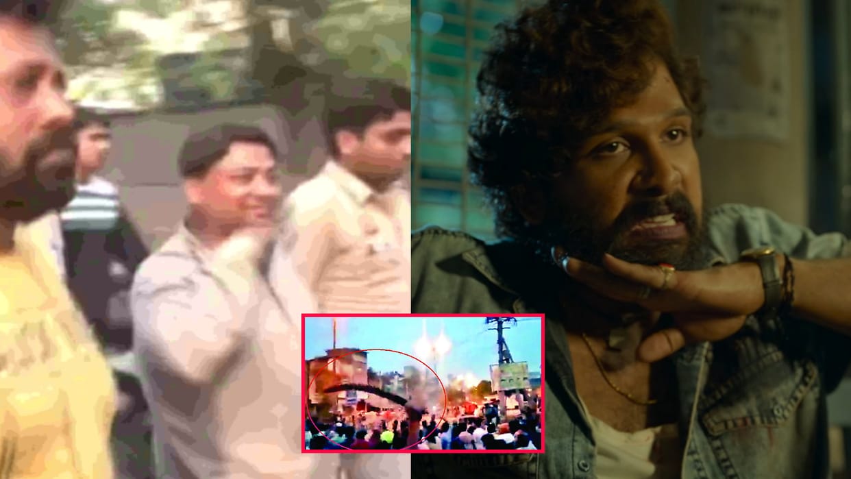 Delhi Jahangirpuri Violence main accused appears in court in Film Pushpa Jhukega nahi style see photos and read story