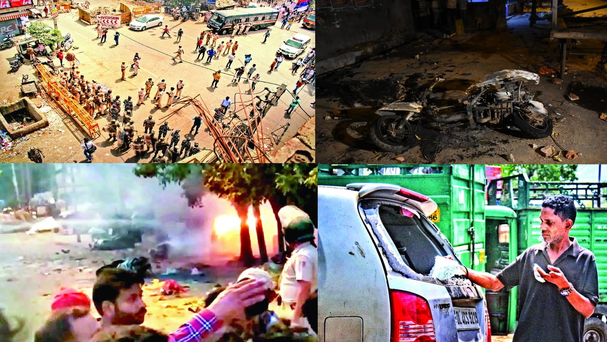Delhi Jahangirpuri Violence Miscreants looted cash from shops and ration from trucks see photos