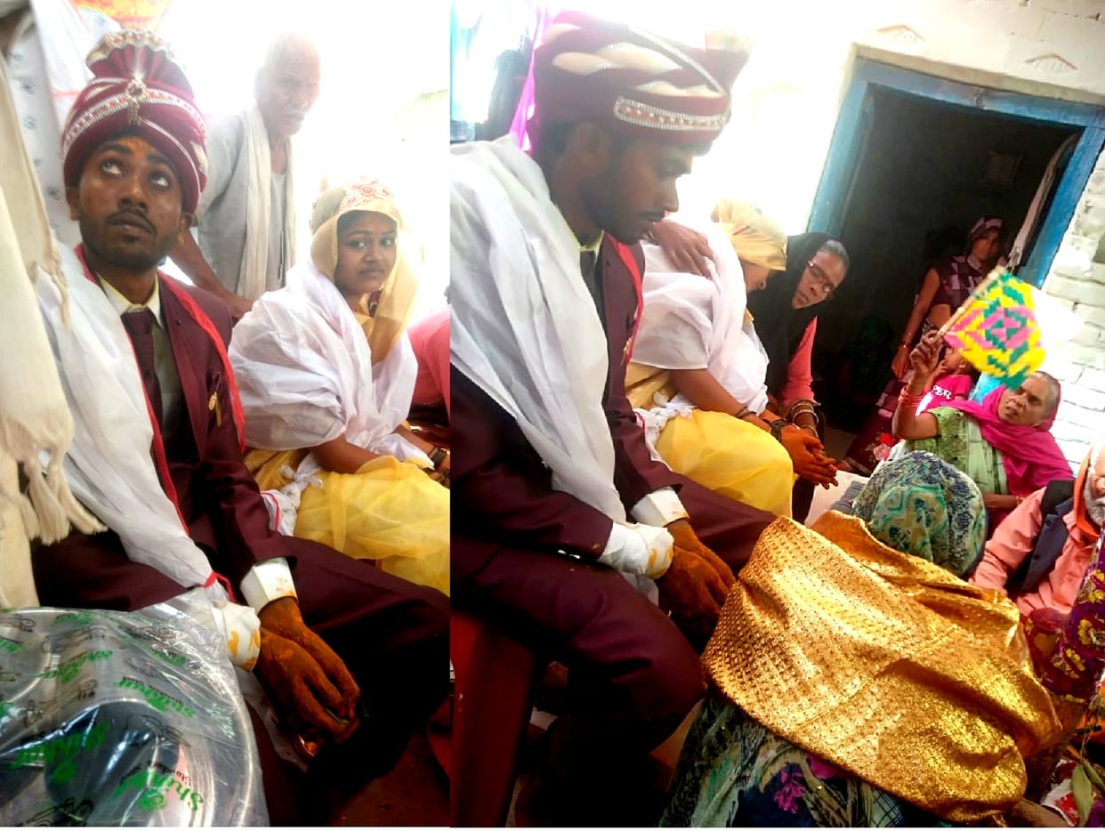 During Jaimal in Hamirpur bride slapped the groom, police made a settlement