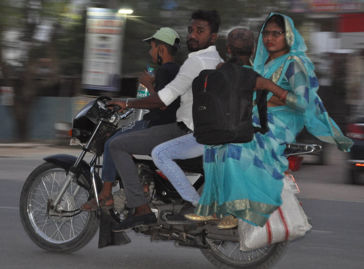 Accidents due to violation of traffic rules