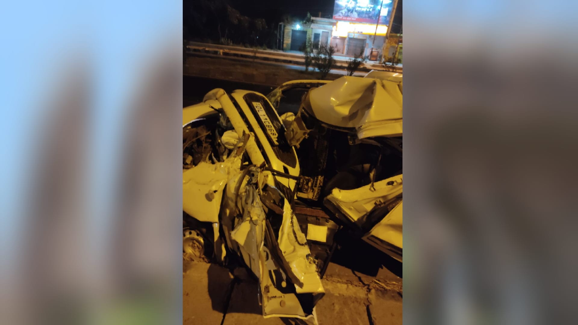 Muzaffarnagar News: Two friend have died and five injured in car accident on Delhi-Dehradun Highway see photos
