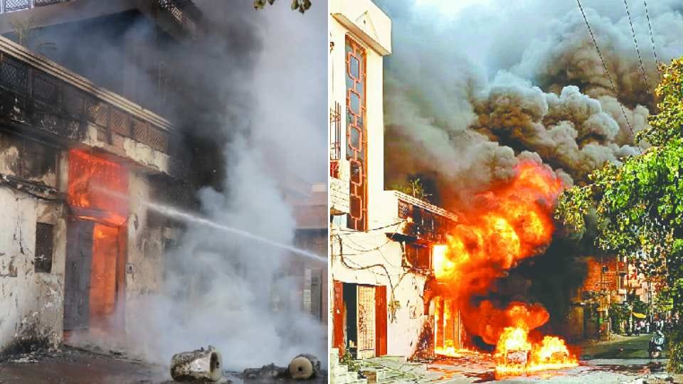 Massive fire broke out in plastic factory in Ludhiana