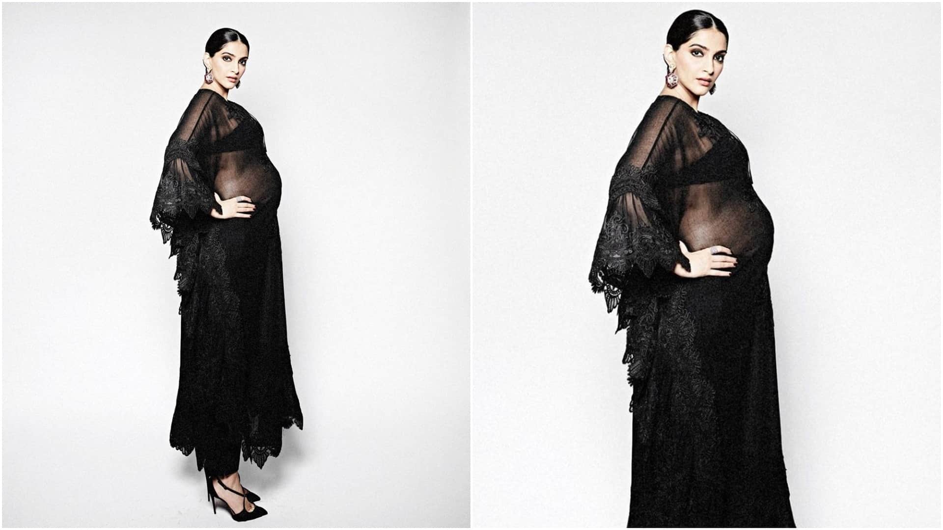Sonam Kapoor Shares new photo from her maternity Photoshoot and speaks on social media trolling