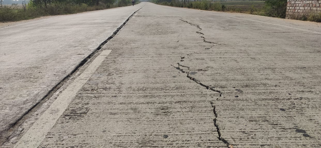 228 crore Tadighat-Bara NH started passing through hundreds of places in two years