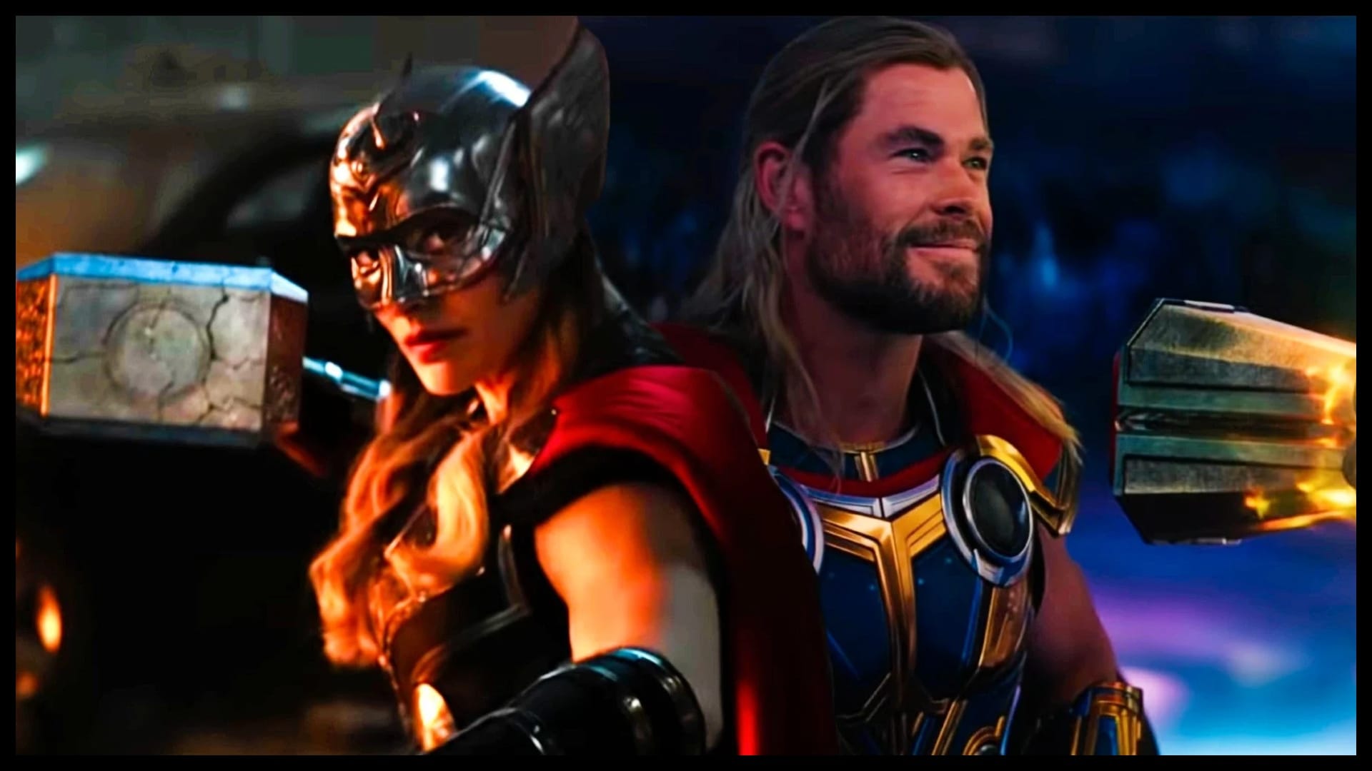 Love And Thunder new promo released Chris Hemsworth just pull off the Ajay Devgn Phool Aur Kaante stunt