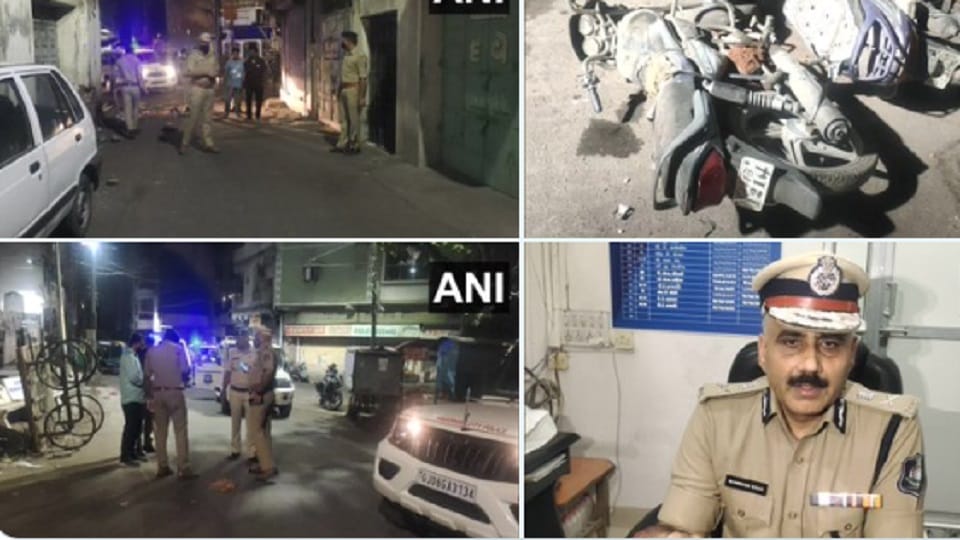 Gujarat Vadodara communal violence, Four injured as two groups clash after road accident