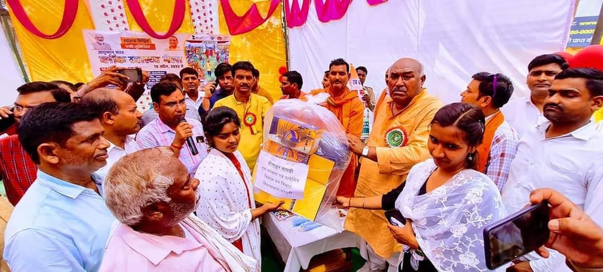 Treatment of 1591 patients in health fair
