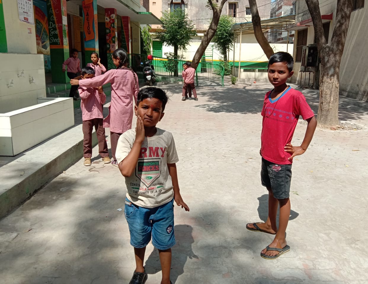 Money reached the accounts yet children coming to school without uniform