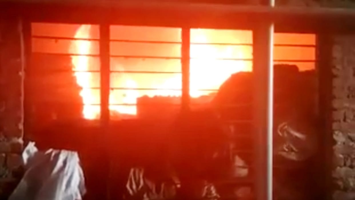 Fire breaks out in textile factory in Sonipat of Haryana