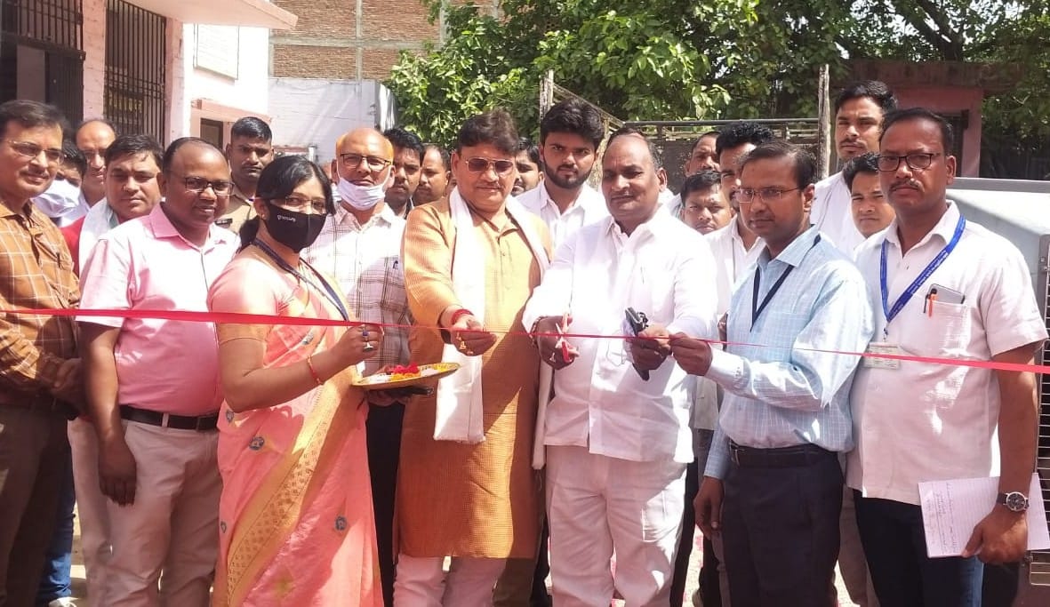 Health checkup of patients in health fair