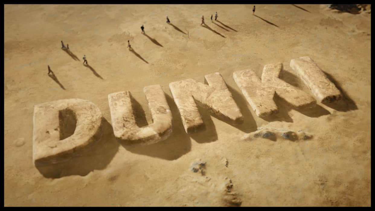 Dunki Shahrukh Khan Rajkumar Hirani Taapsee Pannu releasing in theaters on 22 December 2023