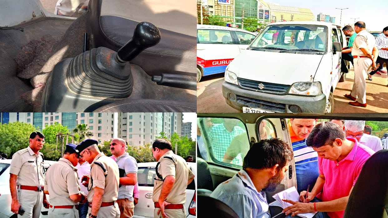 miscreants have done robbery in 30 seconds in gurugram see photos