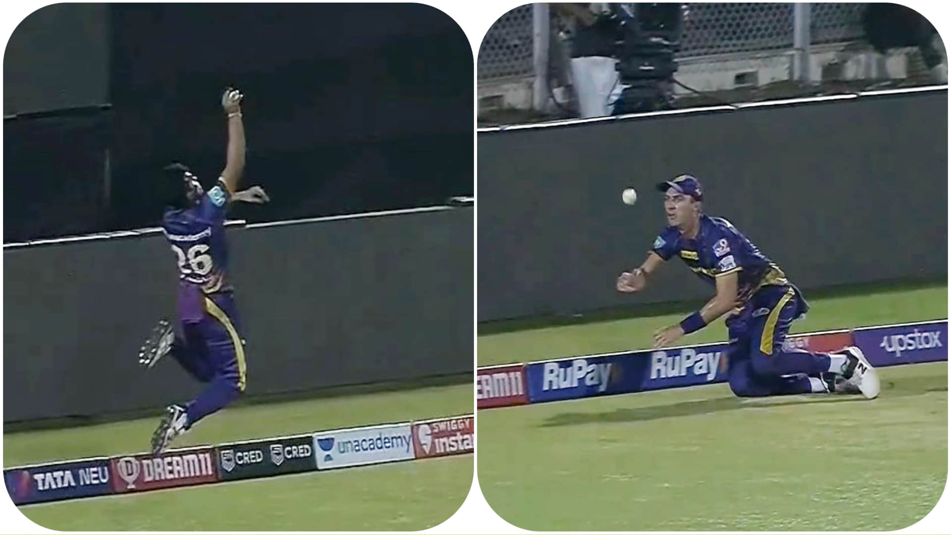 IPL 2022 KKR vs RR Match Photos: Dhanashree Verma Interviews Yuzvendra Chahal After Hattrick Photos; Chahal Celebration, Pat Cummins Shivam Mavi Catch; Obed McCoy Pushpa Raj Celebration Photos